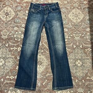 Rock & Roll Cowgirl Mid Rise Riding Jean 26x32